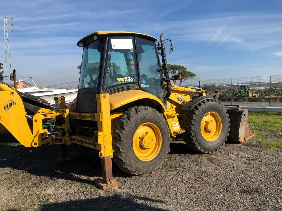 Mixta retroescavadora Komatsu W97S — imagem 3