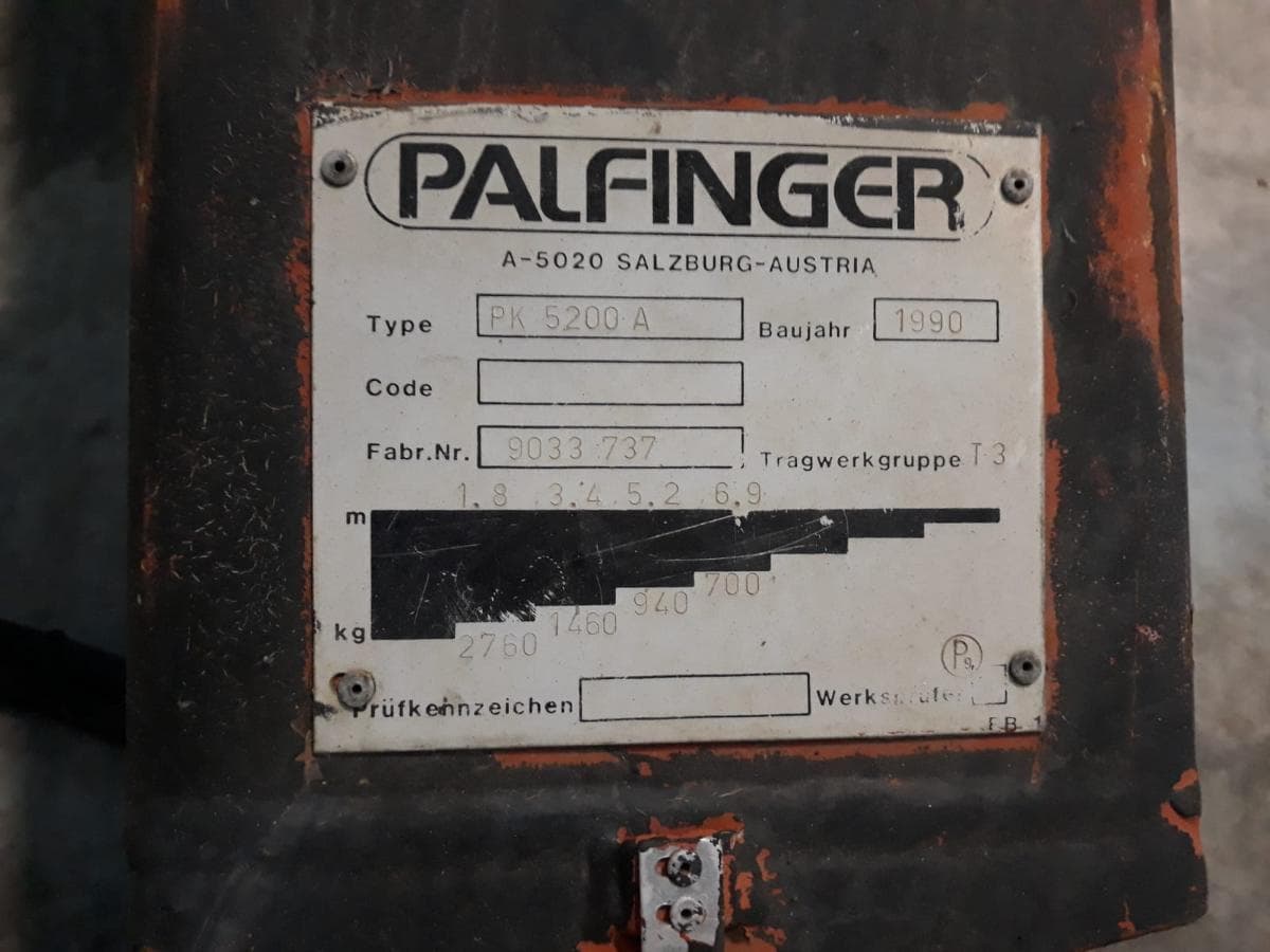 Grúa Palfinguer para camión — imagem 5