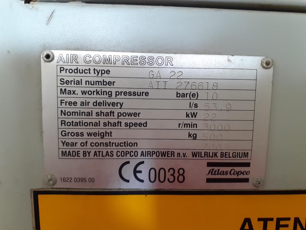 Compressor Atlas Copco — imagem 6