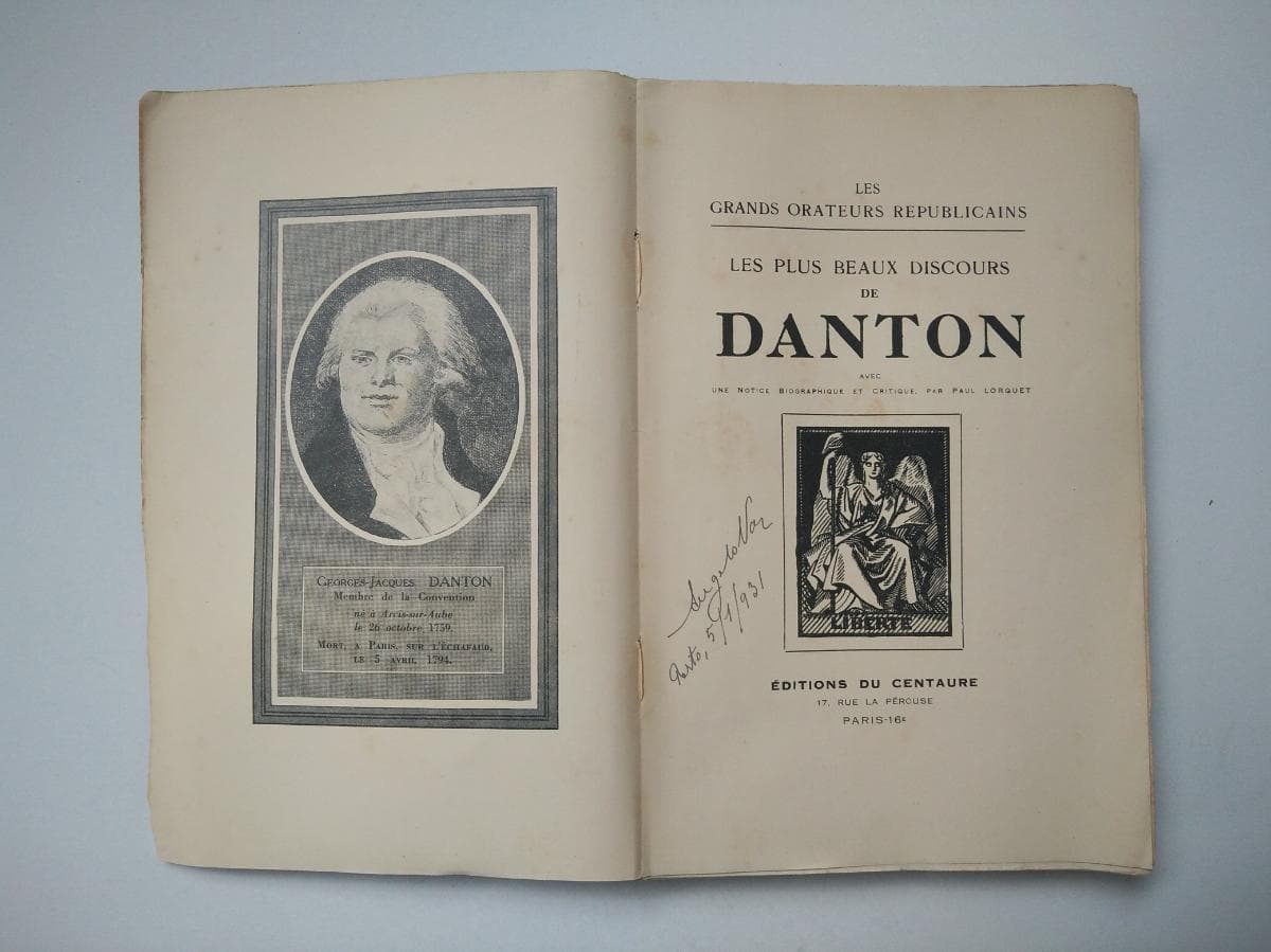 Les Plus Beaux Discours de Danton — imagen 1