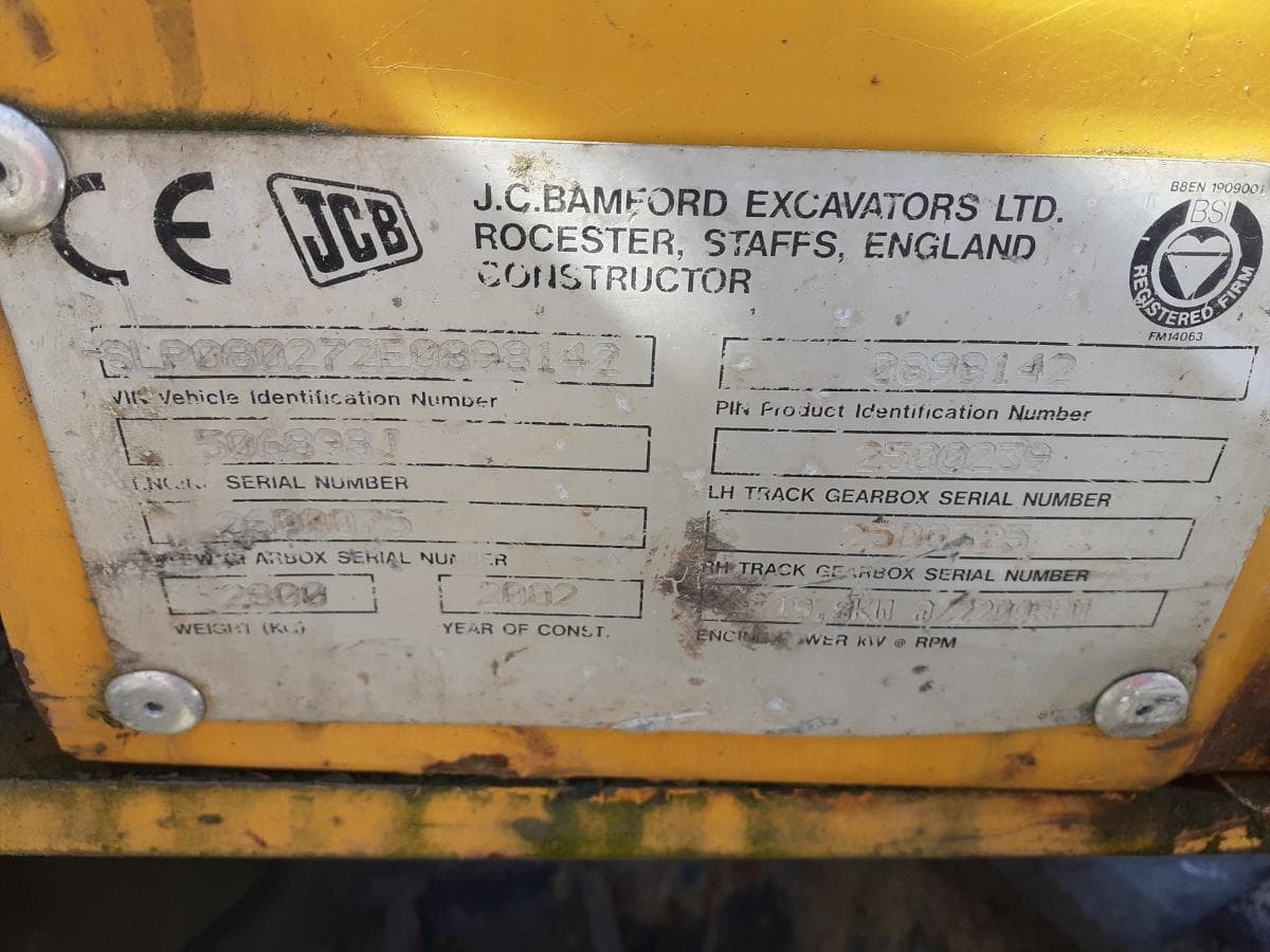 Mini Giratória JCB 8027 · 2002 — imagen 12