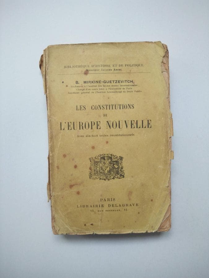 Les Constituitions de L' Europe Nouvelle — imagen 1