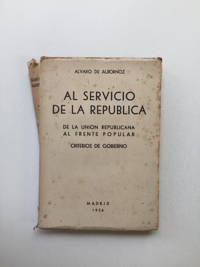 Al Servicio de la República - De la Unión Republicana Al Frente Popular