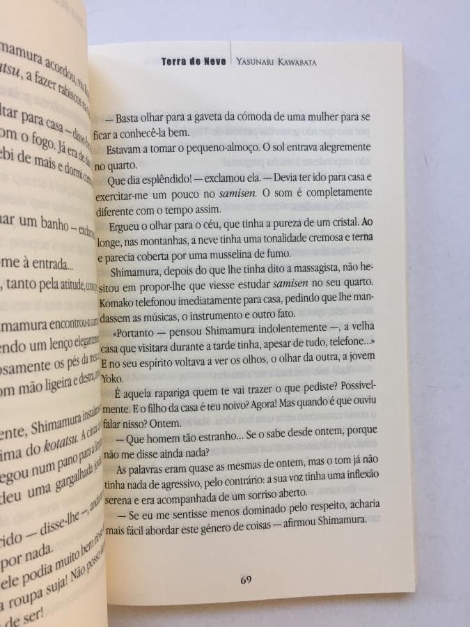 Terra de Neve · Yasunari Kawabata — imagem 3