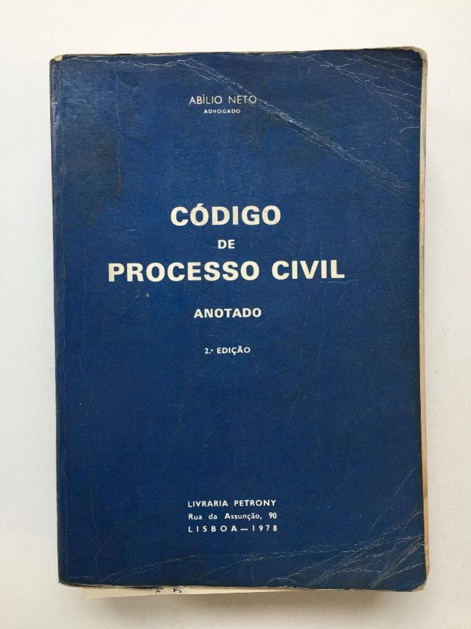 Código do Processo Civil — imagen 1