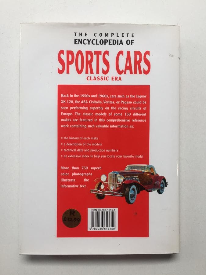 The Complete Encyclopedia of Sport Cars · Rob de la Rive Box — image 3