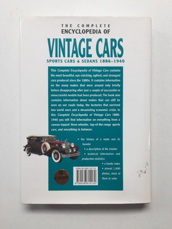 The Complete Encyclopedia of Vintage Cars · Rob de la Rive Box — imagen 3