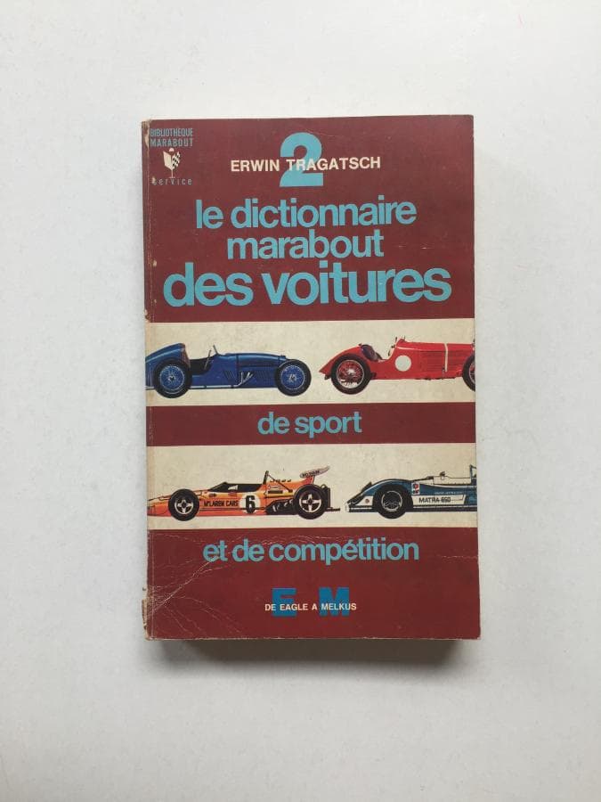 Le Dictionnaire Marabout des Voitures de Sport et de Compétition II · Erwin Tragatsch — imagen 1
