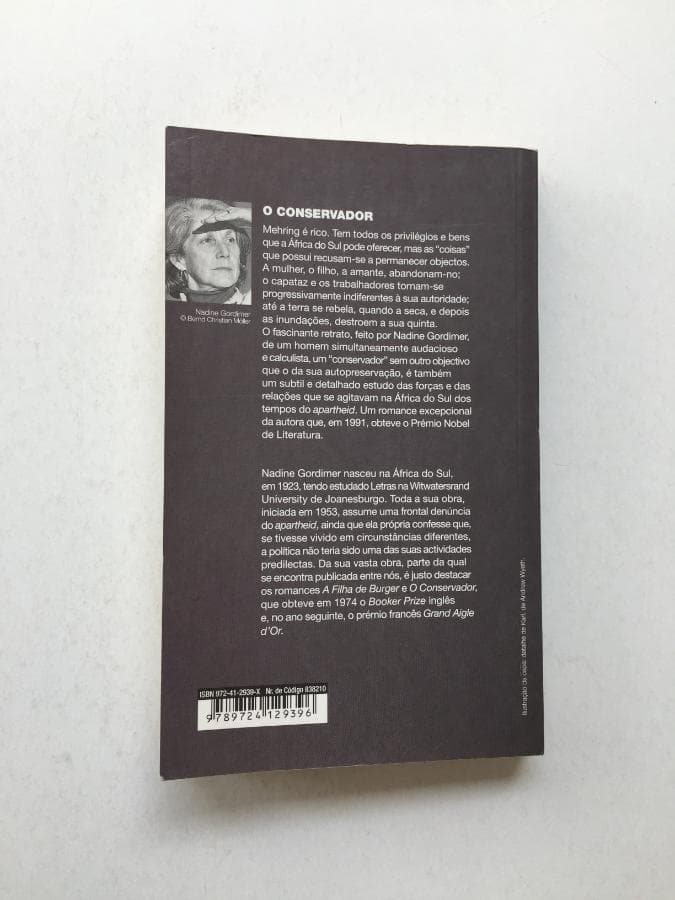 O Conservador · Nadine Gordimer — imagen 3