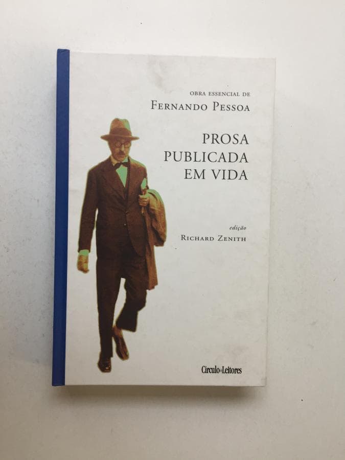 Prosa publicada em Vida · Fernando Pessoa
