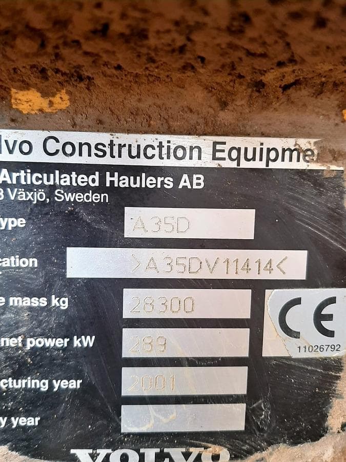 Dumper Volvo A35 D — imagem 11