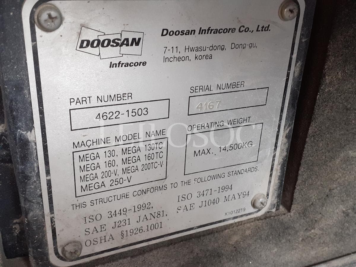 Pá carregadora Doosan Mega 250-V · Ano 2006 — imagen 14