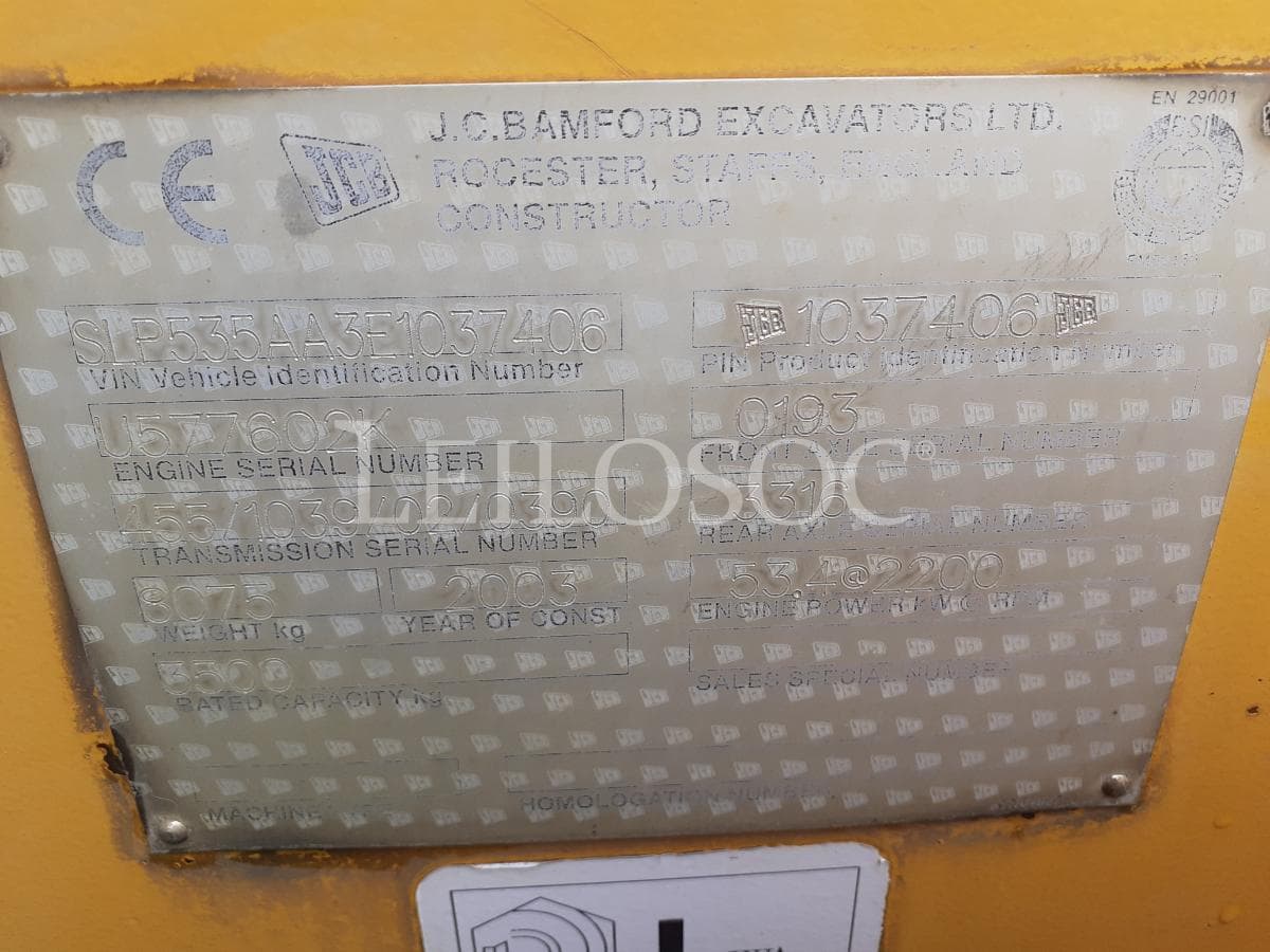 Empilhador Telescópico JCB 535.95 · Ano 2003 — imagen 12