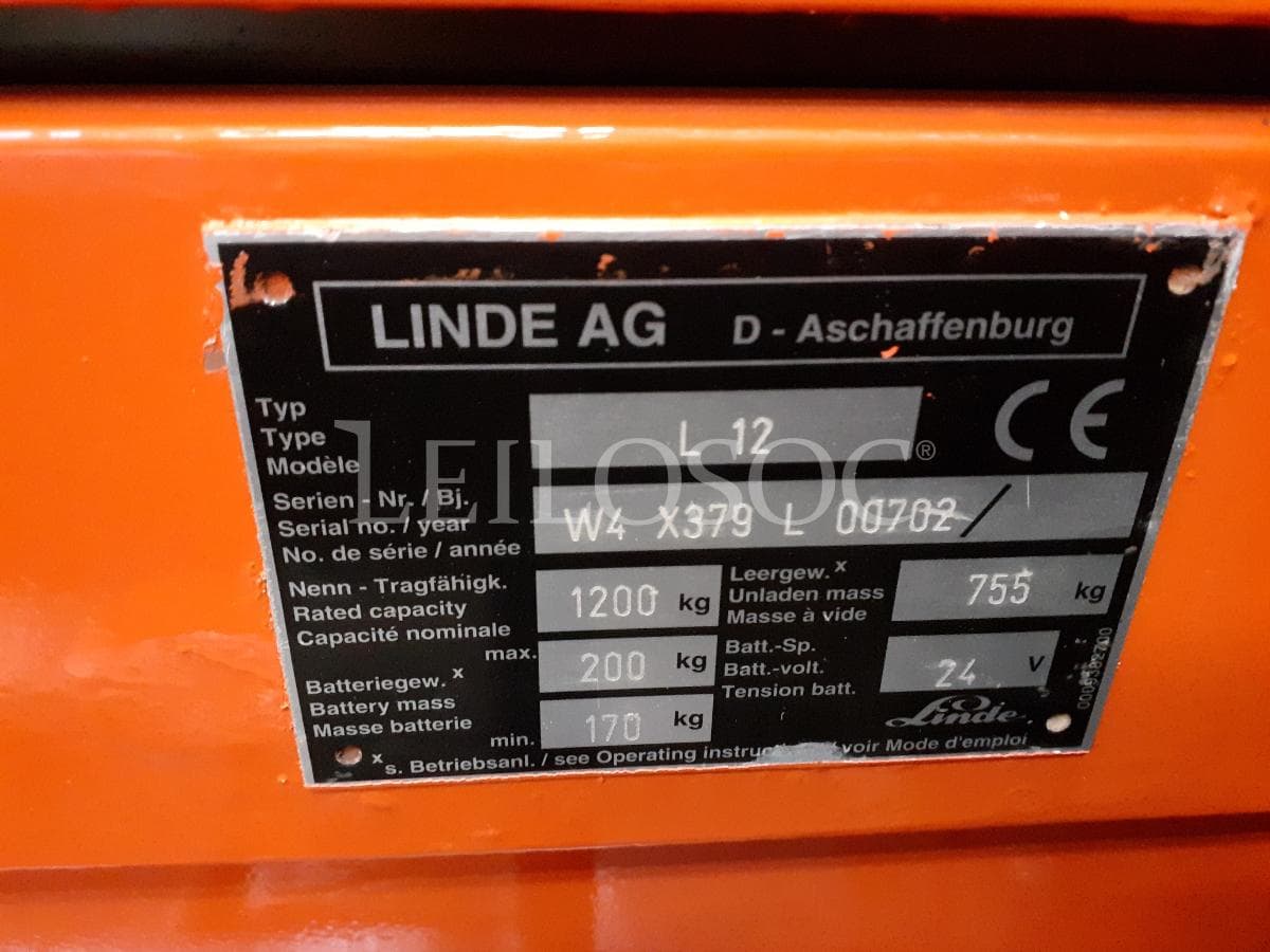 Stacker Linde L12 — imagem 8