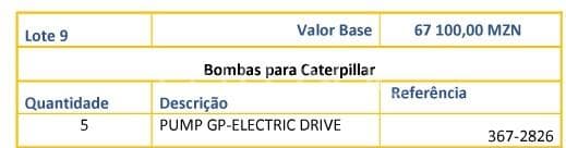 Bombas para Caterpillar ·