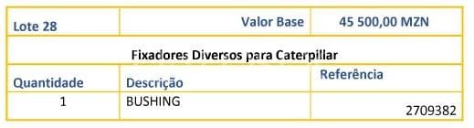 Fixadores Diversos para Caterpillar · — imagen 1