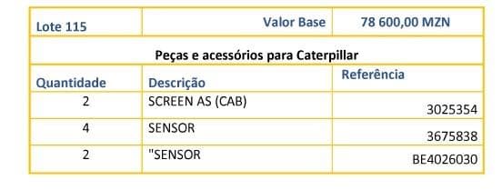 Piezas y accesorios para Caterpillar · — imagen 1
