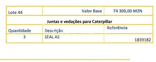 Juntas e vedações para Caterpillar · — imagen 1