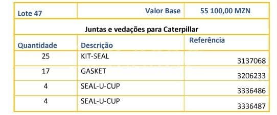 Juntas e vedações para Caterpillar · — image 1