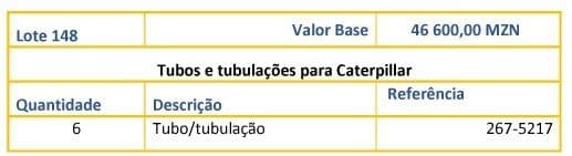 Tubos e tubulações para Caterpillar · — image 1