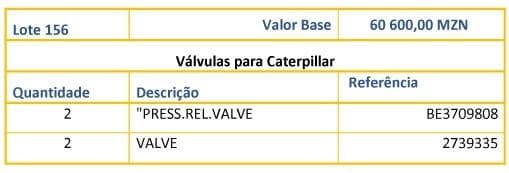 Válvulas para Caterpillar · — imagen 1