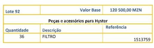 Peças e acessórios para Hyster · — image 1