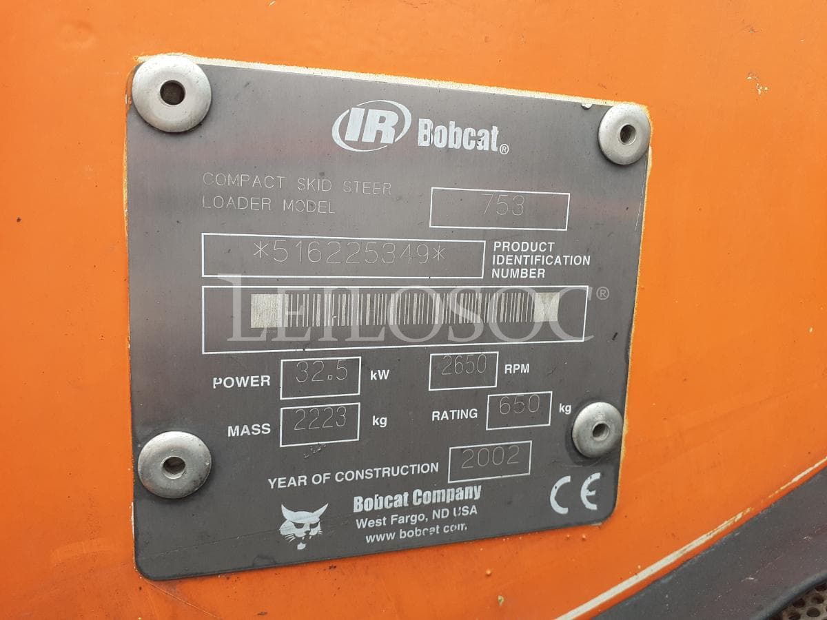 Pá carregadora Bobcat 753 · Ano 2002 — imagen 9