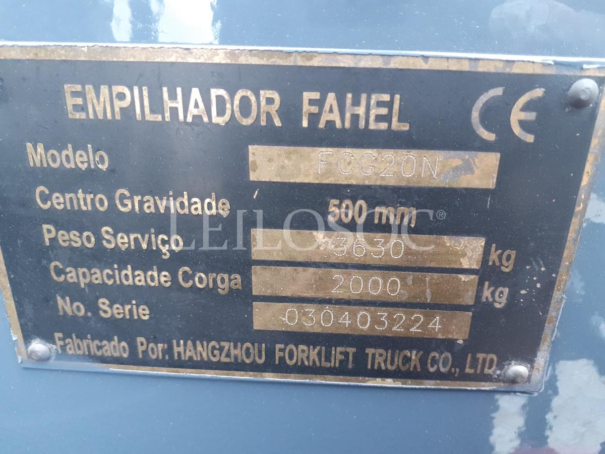 Empilhador Fahel · a Gás · 2 Toneladas — imagen 13