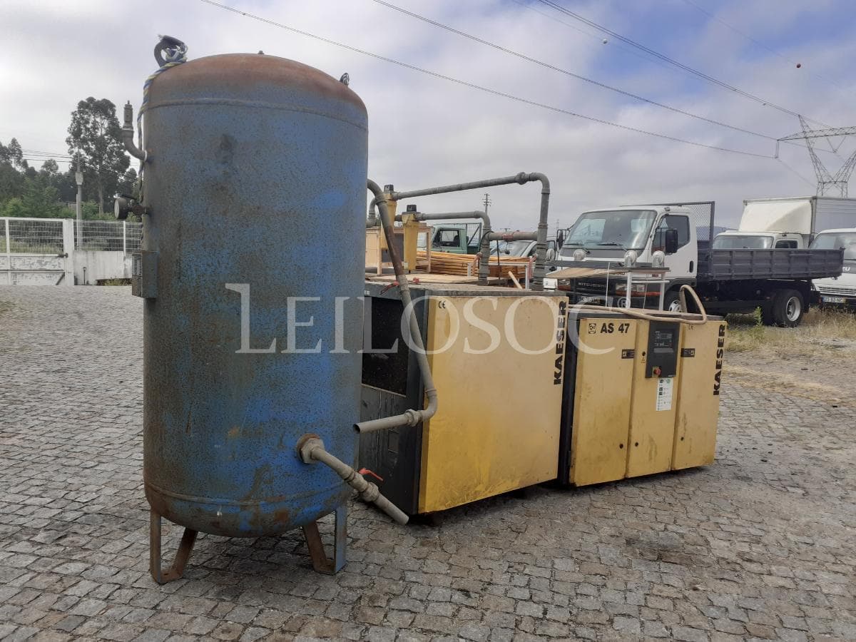 Compressor Kaeser · Secador · Reservatório