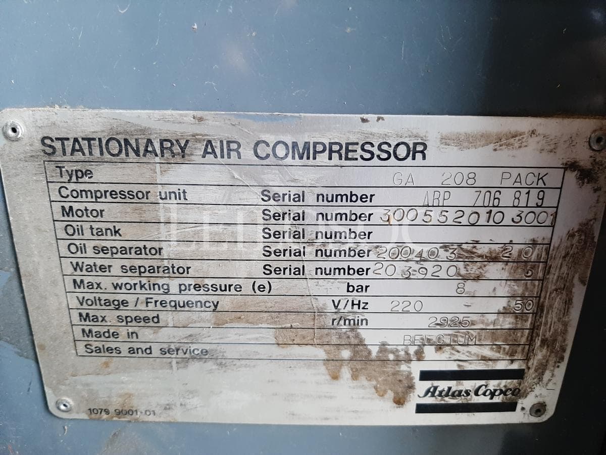 Compressor Atlas Copco · Secador Atlas Copco — imagen 6