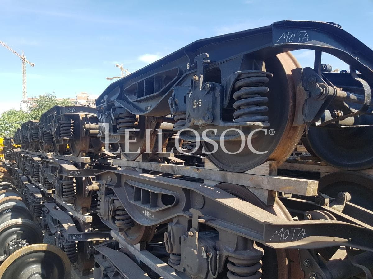 ESPANHA · 6 Bogies para vagones de carga o carros de transporte de personal — imagem 2