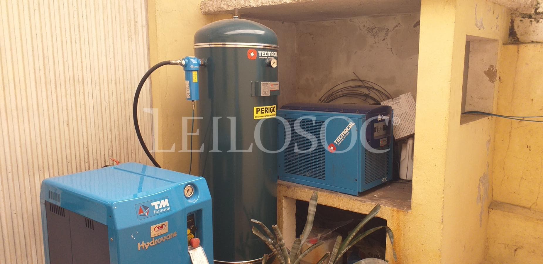 Compressor + Depósito e Secador de Ar