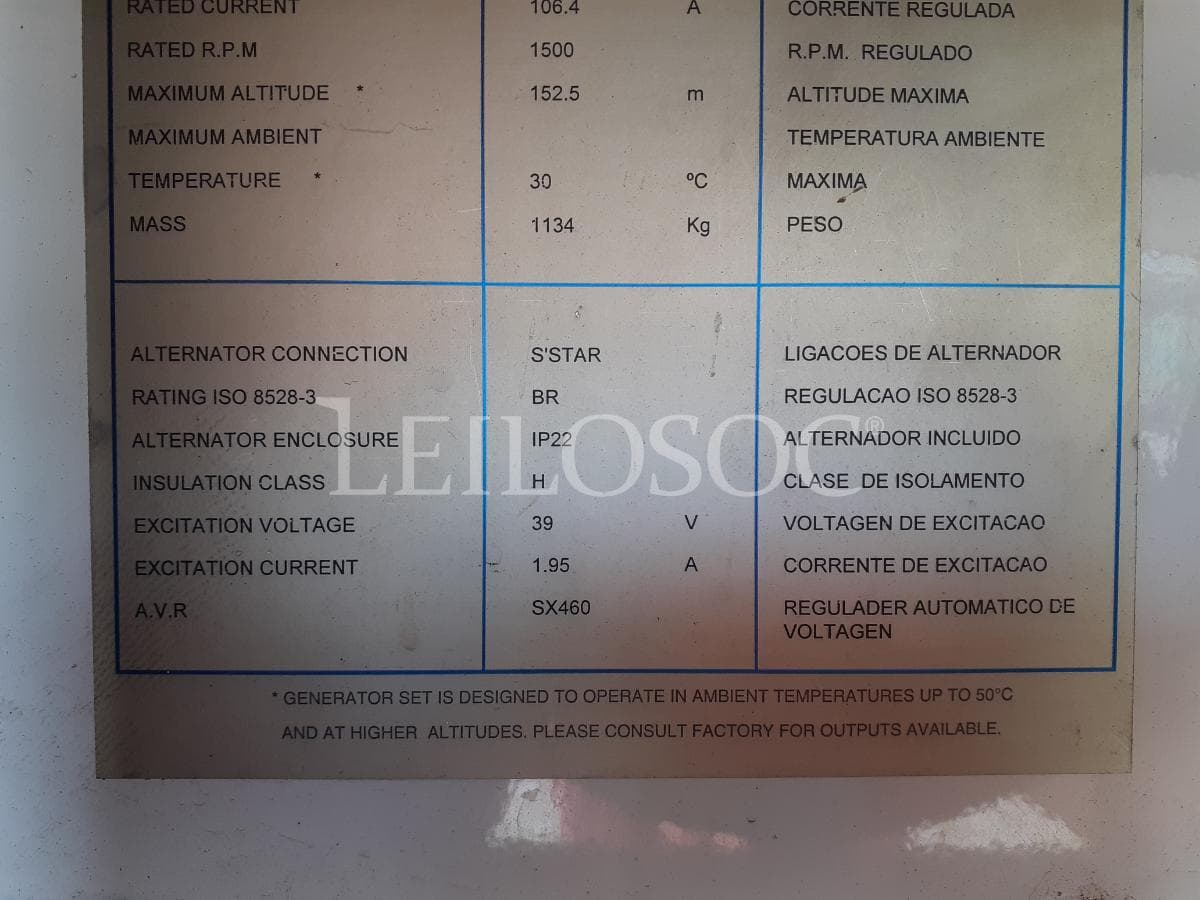 Gerador FG Wilson · Ano 1996 — imagen 12