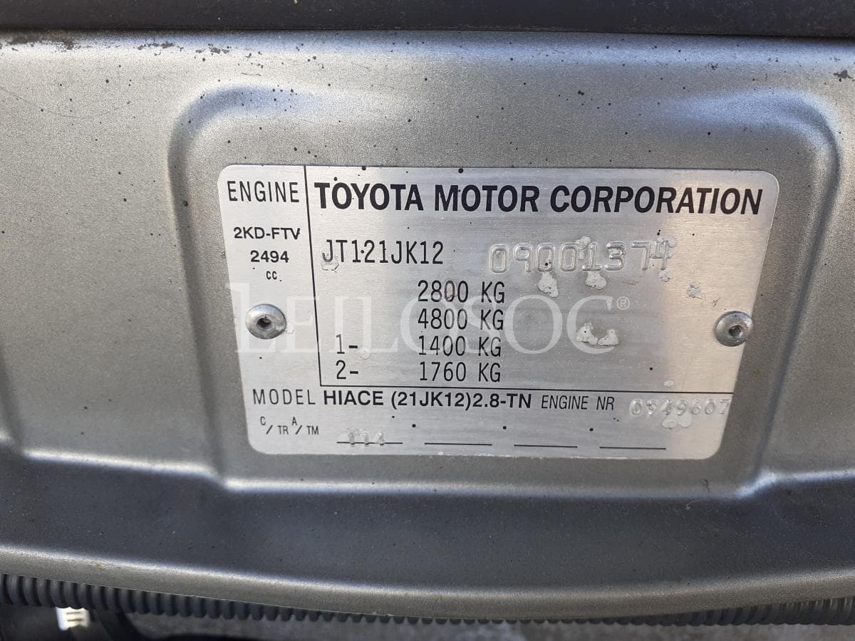 Toyota Hiace 2.5 · 9 Lugares · Ano 2003 — imagen 19