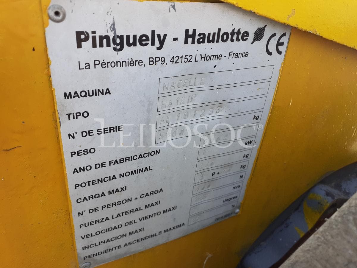 Plataforma Elevatória Articulada Haulotte HA12IP — imagem 12