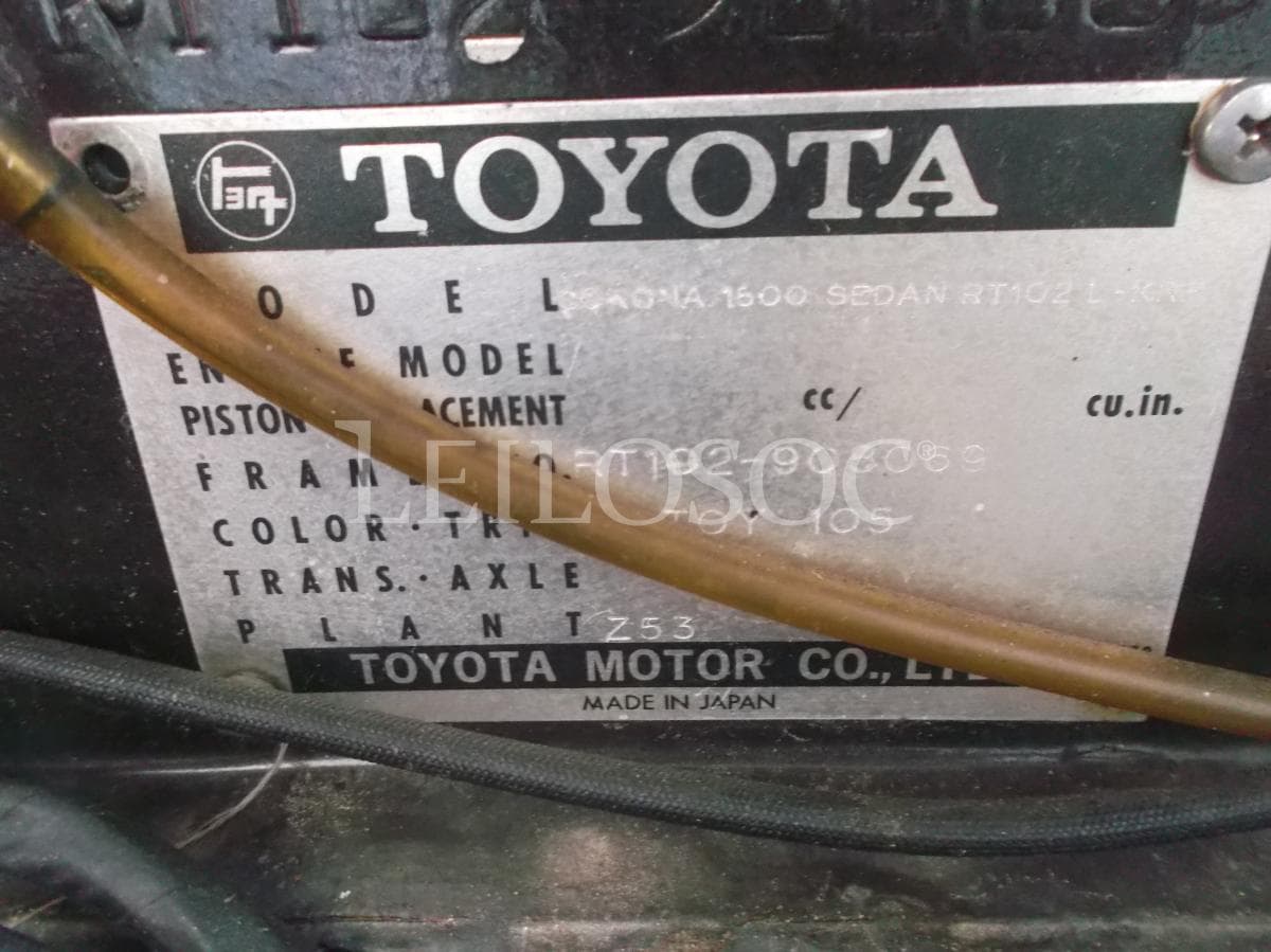 Toyota Corona 1800 Sedan · Ano 1974 — imagen 19