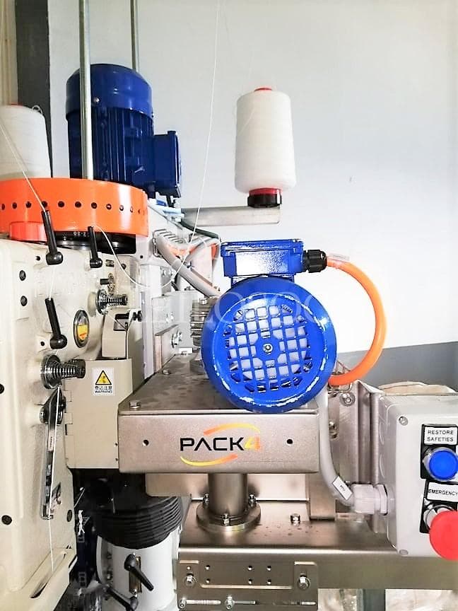 Máquina industriale para coser bolsas — imagen 3