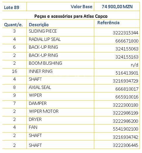 Piezas y accesorios para Atlas Copco · — imagen 1
