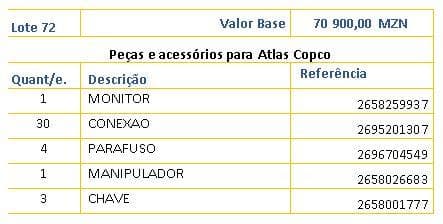 Piezas y accesorios para Atlas Copco · — imagen 1
