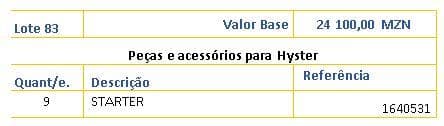 Peças e acessórios para Hyster · — imagen 1