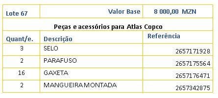 Peças e acessórios para Atlas Copco · — image 1
