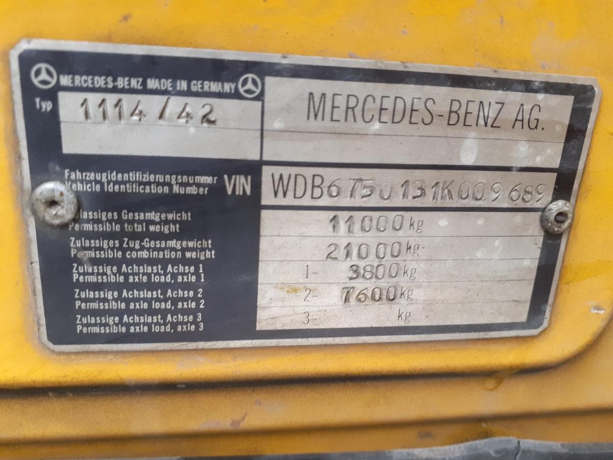 Reboque Transporte Veículos Mercedes-Benz 1114 · Ano 1994 — imagen 13