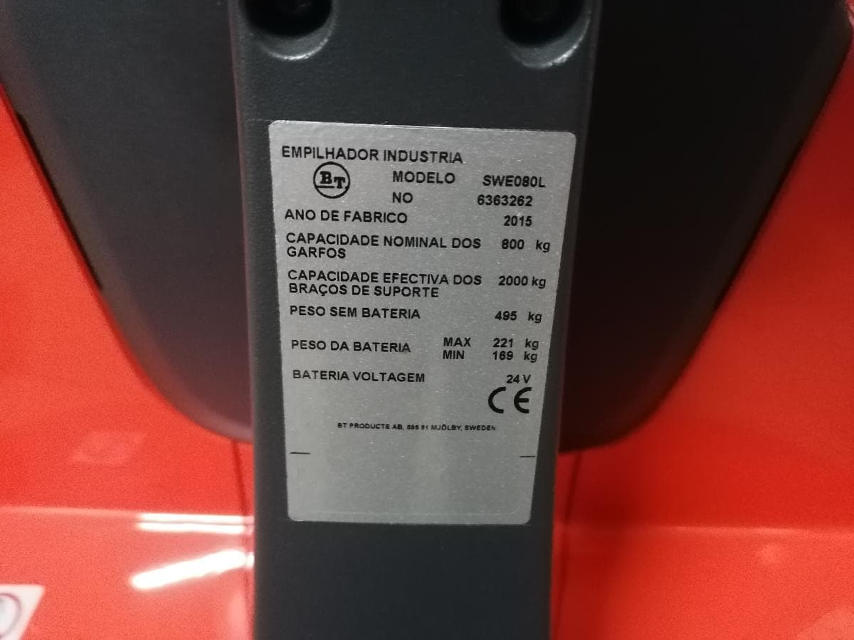 Stacker BT SW 080 L — imagem 12