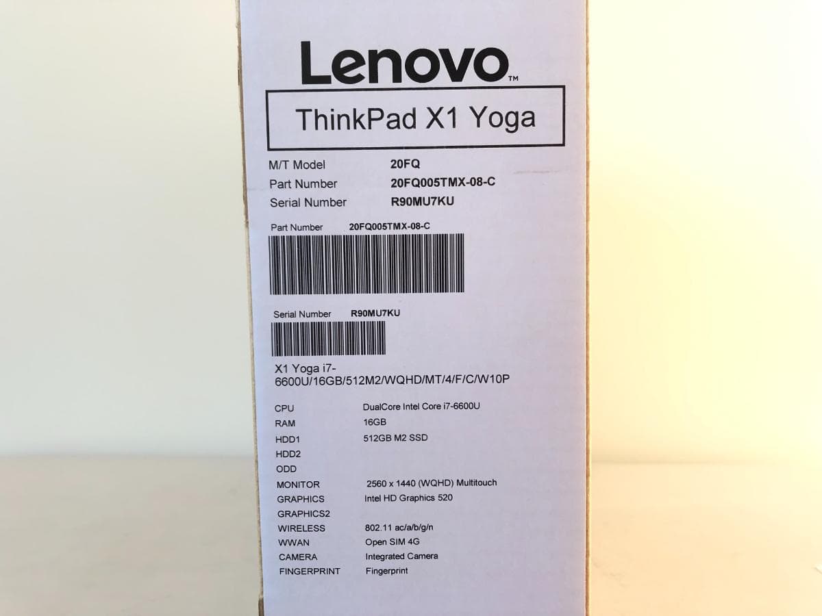 Portátil Lenovo ThinkPad X1 Yoga · — imagem 16