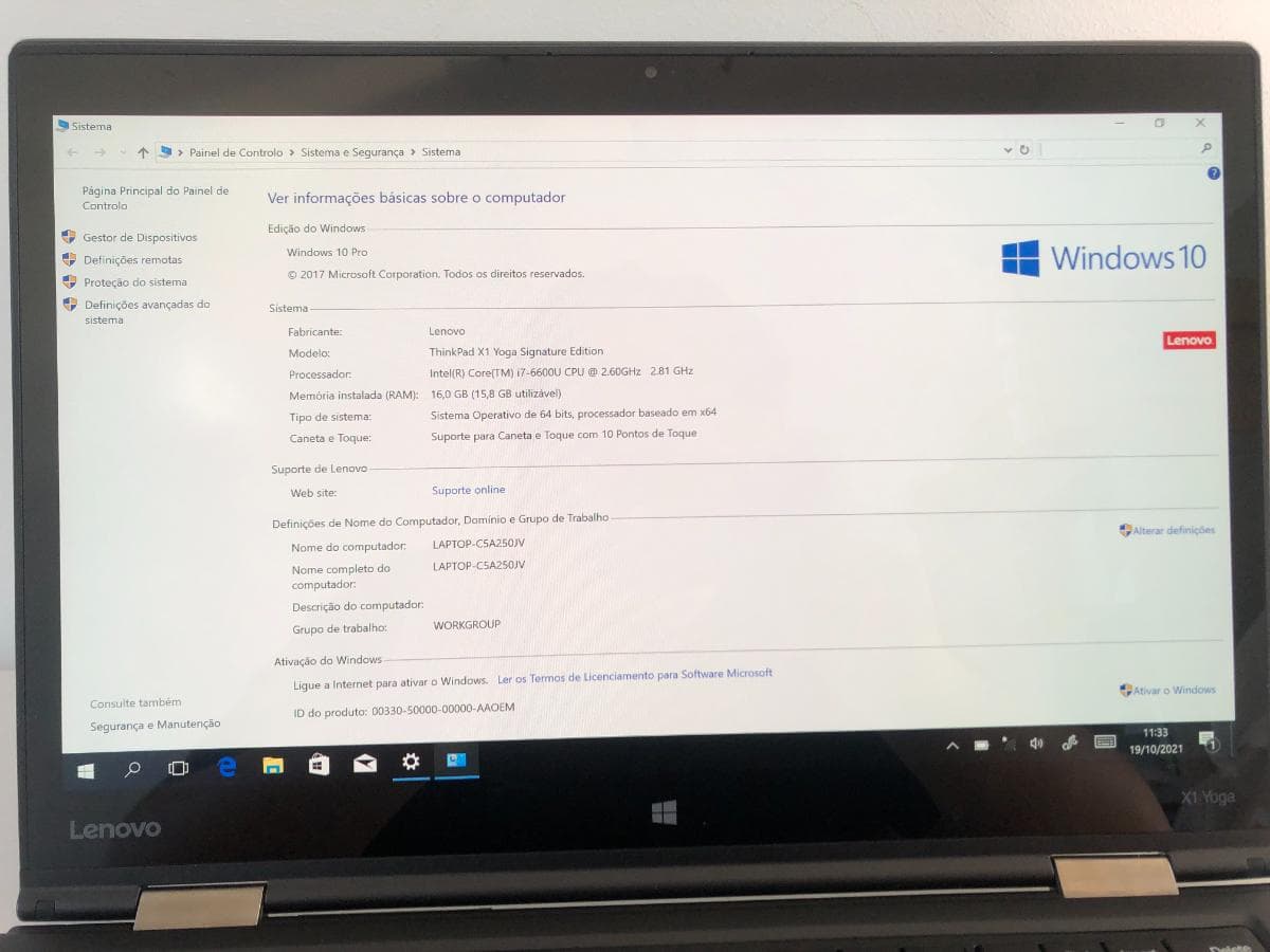 Portátil Lenovo ThinkPad X1 Yoga — imagem 14
