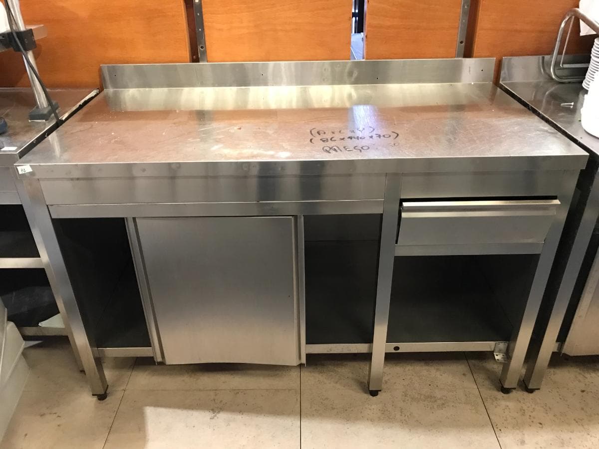 Mueble de acero inoxidable