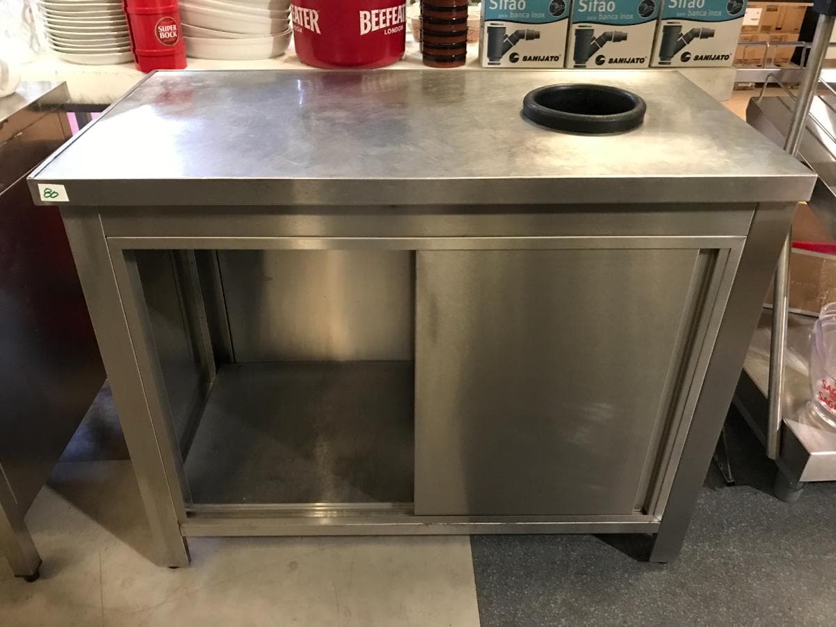 Mueble de acero inoxidable