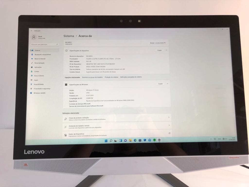Computador ALL-in-One Lenovo — imagem 4