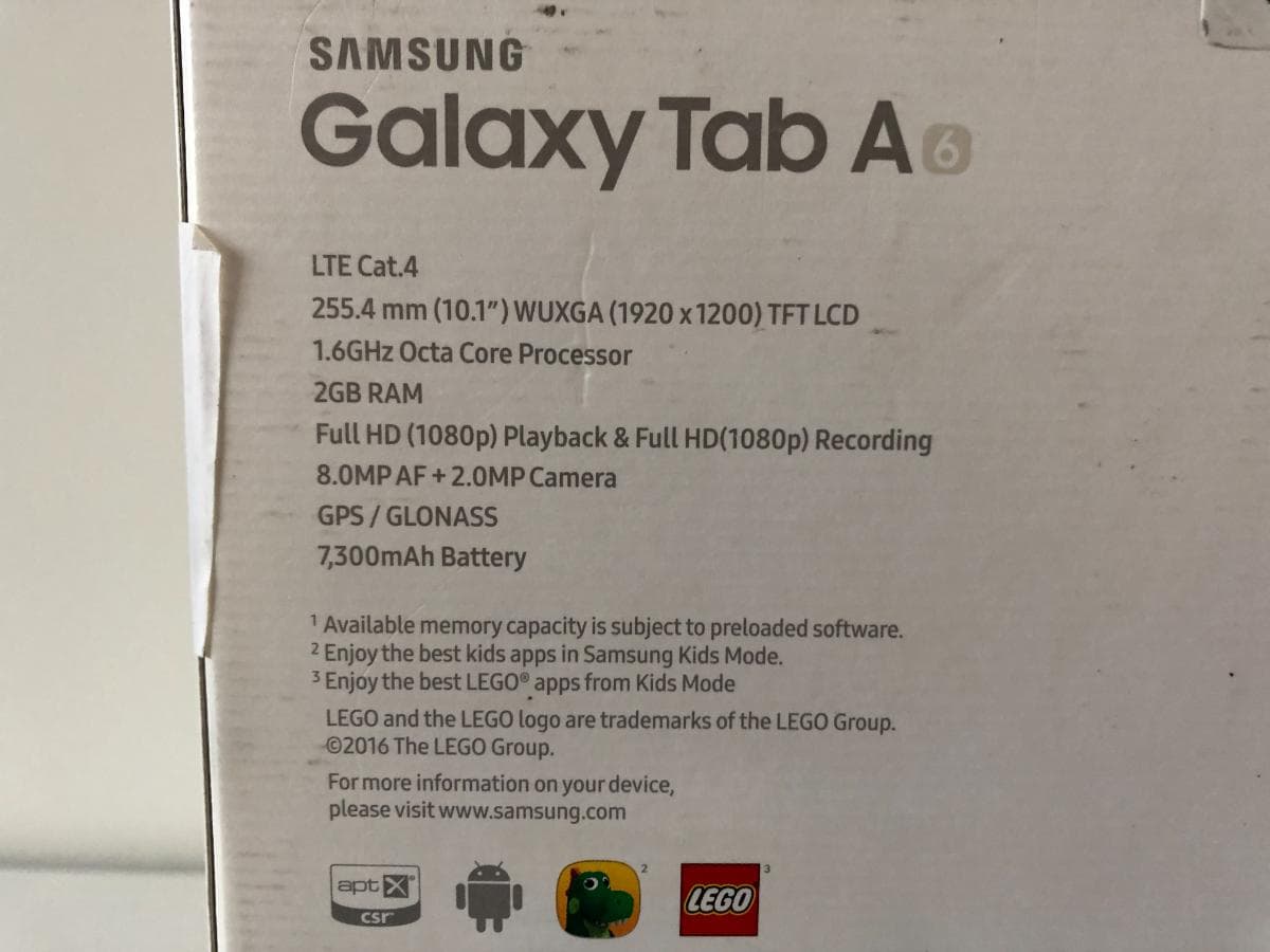 Tablet Samsung Galaxy Tab A — imagen 8