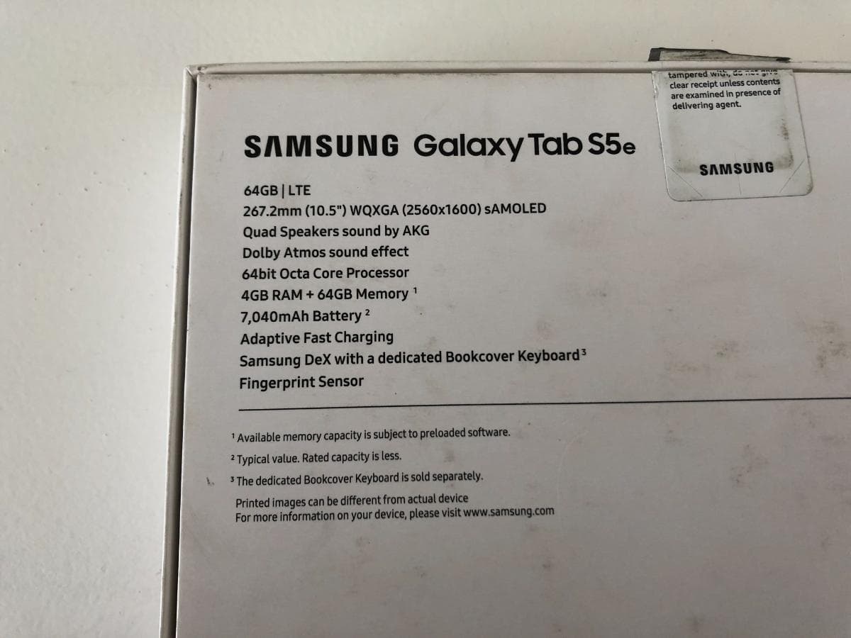 Tablet Samsung Galaxy Tab S5e — imagem 9